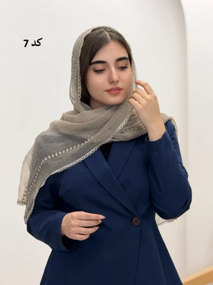 6574-شال حریر آلما