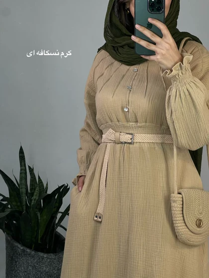 پیراهن مانتویی پریناز