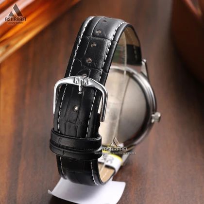 ساعت کیو اند کیو بند چرمی Q&Q A44A-004PY