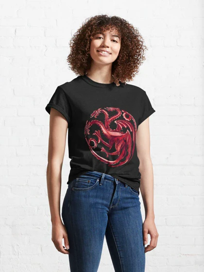 تیشرت house of the dragon طرح da fire Classic T-Shirt