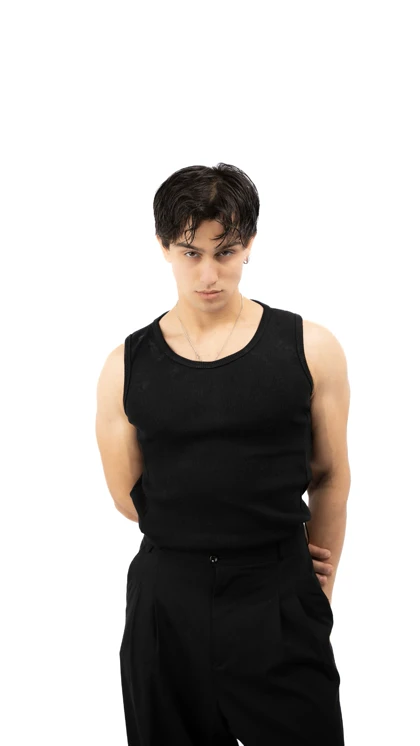 تنک تاپ مشکی کبریتی مناسب سایز 50 تا 100 کیلو کیفیت عالی