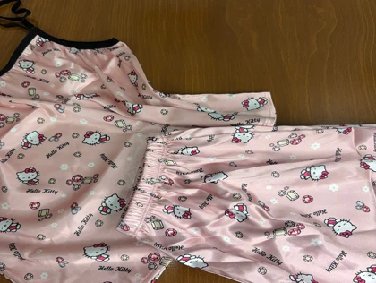 ست تاپ و شلوارک طرح کیتی 206