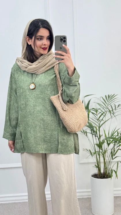 مانتو شومیزی روژین