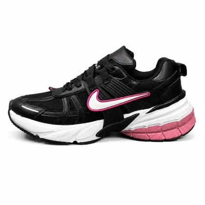 کفش کتانی زنانه نایکیv2k مشکی صورتی Nike V2k
