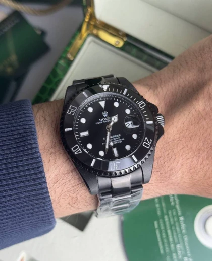 ساعت رولکس سابمارینر مردانه تمام مشکی Rolex Submariner black