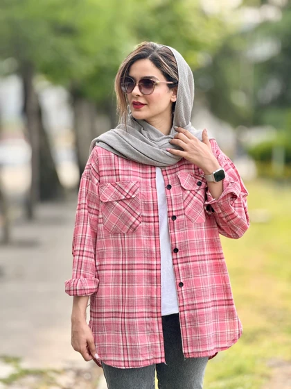 مانتو چهارخونه آوا