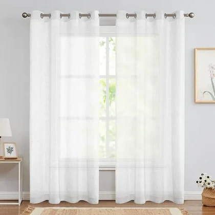 پرده کتان فوروارد Forward مدل FCLT90012 سایز 280 × 150 سانتی متر (یک عددی)