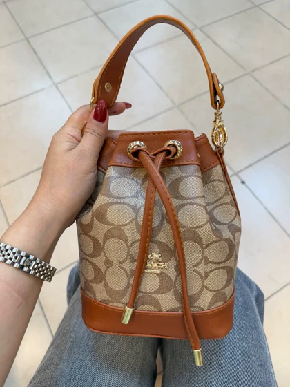 کیف دستی و دوشی دخترانه خمره ای کوچ