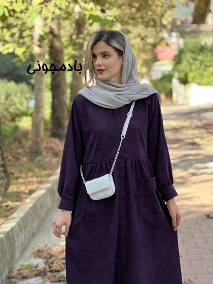 پیراهن مانتویی دوجیب