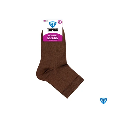 جوراب نیم ساق رنگی نانو زنانه تاپیک