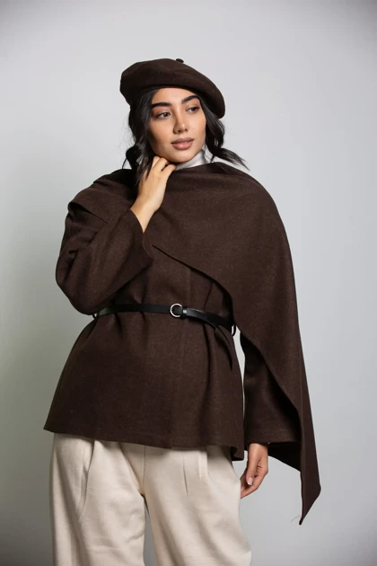 پالتو کت فوتر شالدار