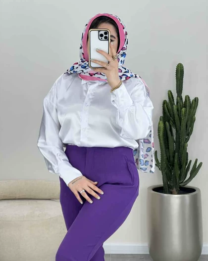 شومیز ساتن (73) کد3179