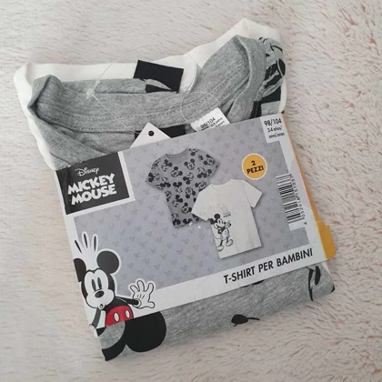 تیشرت دخترانه دیزنی کد Z-HF33 مجموعه 2 عددی