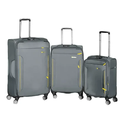 چمدان کاترپیلار مدل CATERPILLAR - CATB203B TRAVEL SENTRY SERIES سری سه عددی (به همراه کیف آرایشی و جا کفشی)