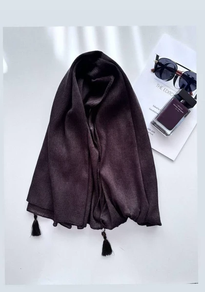 شال پلیسه (موکا) کد TAILOR