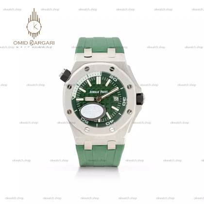 ساعت مچی اودمار پیگه افشور بند سبز Audemars Piguet Offshore