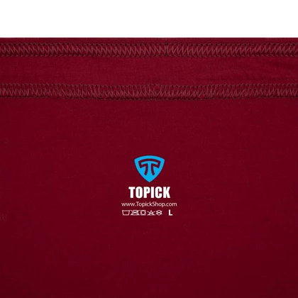 شورت اسلیپ پنبه کش لیفه ای (تک عددی) زرشکی