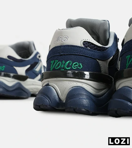 کفش کتانی مردانه سرمه ای سفید NEW BALANCE 9060