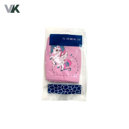 کلاه شنا بچه گانه pu طرح دار