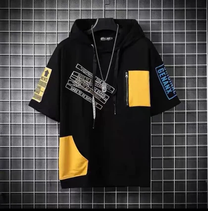 تیشرت کلاهدار گنگ تابستانی