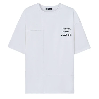 زیگ تیشرت آستین کوتاه white just be tshirt-9817