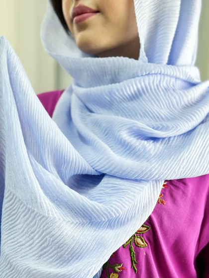 شال تینو آبی آسمانی