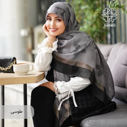 روسری نخ ابریشم رافاگل