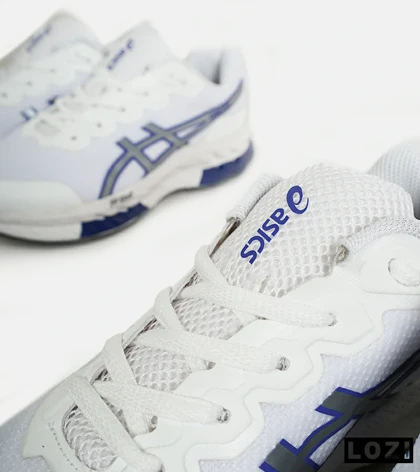 کفش کتانی مردانه سفید آبی ASICS GORETEX