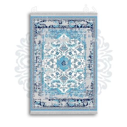 فرشینه از جنس پارچه هازان مخمل ترک طرح سنتی و مدرن برند دفه کد DAMG468