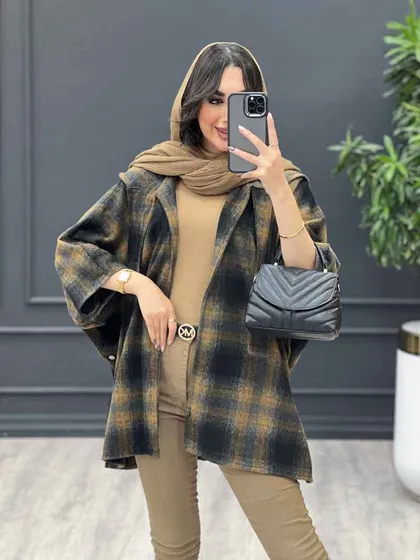 پالتو خفاشی بغل دکمه