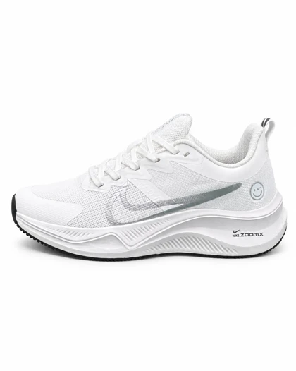 کتانی خارجی مردانه مدل نایکی زوم ایکس لبخند سفید تمام NIKE(مستر کوالیتی)