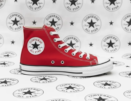 کانورس آل استار ساق‌بلند قرمز / converse