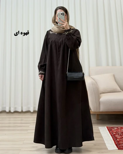 مانتو عبایی کبریتی مدل خوشه