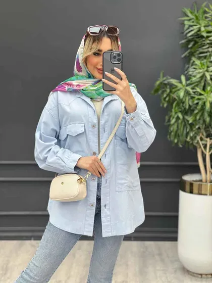 مانتو لینن سه جیب
