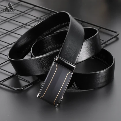 کمربند مردانه ریلی Leather Ratchet Belt BL108