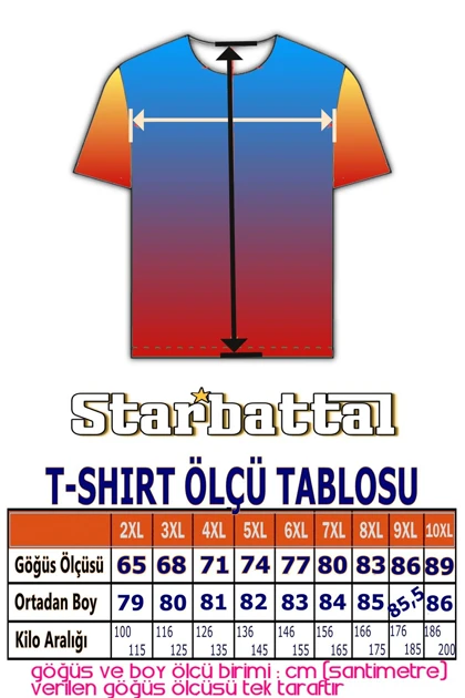 تیشرت سایز بزرگ مردانه starbattal