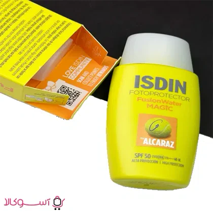کرم ضدآفتاب فیوژن واتر مجیک ایزدین مدل alcaraz حجم 50 میل