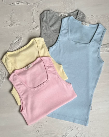 تاپ یقه خشتی بلند کد 1400184