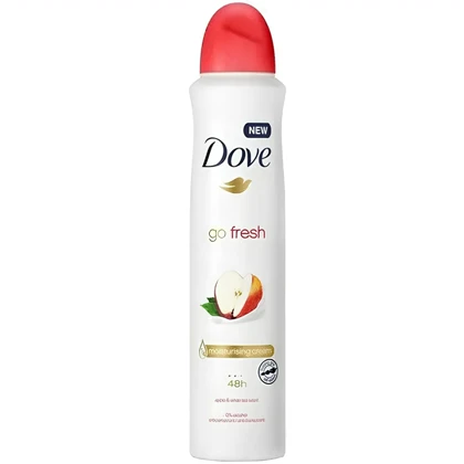 اسپری دئودورانت زنانه سیب و چای داو Dove Go Fresh حجم 250ml