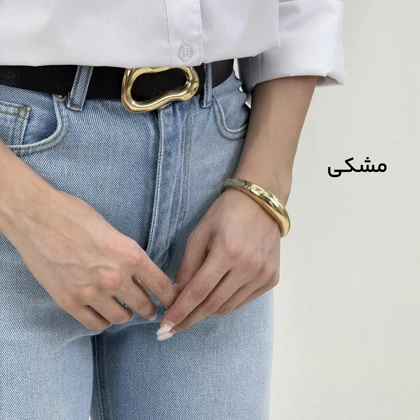 کمربند زنانه چرم دفرمه | آی بولک