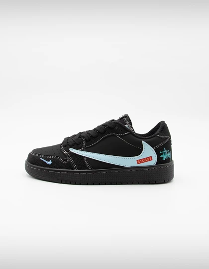 کتانی روزانه زنانه نایک Nike Jordan 1 Low Travis Scott Stussy W
