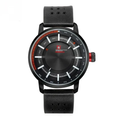 ساعت مچی اورجینال Never Stop مردانه فوق خاص موتور کوارتز ژاپن با جعبه اورجینال و باطری اضافی