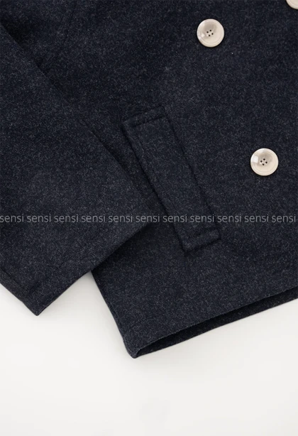 ترنچ کت فوتر یقه ایستاده کد1004826