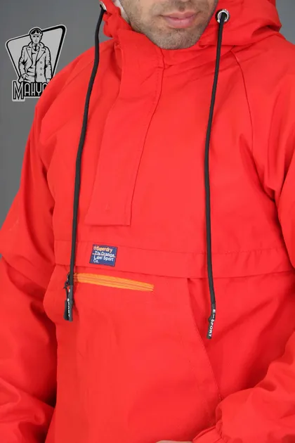 کاپشن کلاهدار جلو بسته SUPERDRY