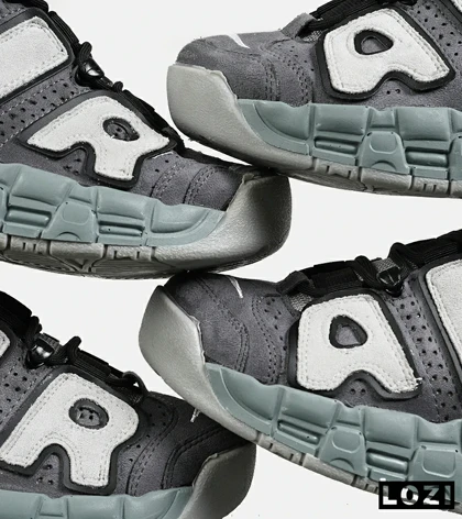 کفش کتانی مردانه و زنانه طوسی سفید NIKE Air More Uptempo '96