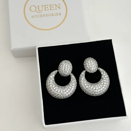 گوشواره زنانه طرح جواهر کد 899