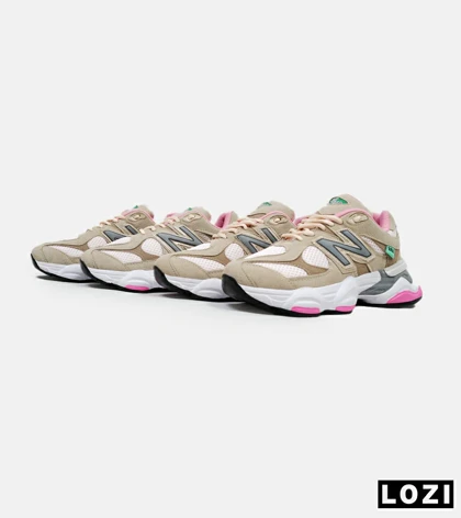 کفش کتانی زنانه کرم صورتی NEW BALANCE 9060