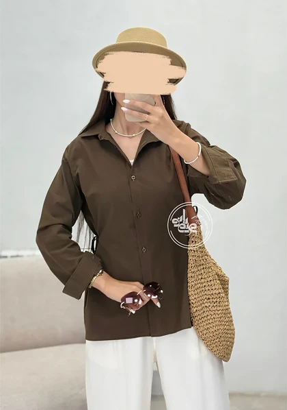شومیز لینن برکه