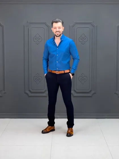 پیراهن 270201 AKOMOD آبی