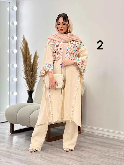 مانتو پانچ طرح دار